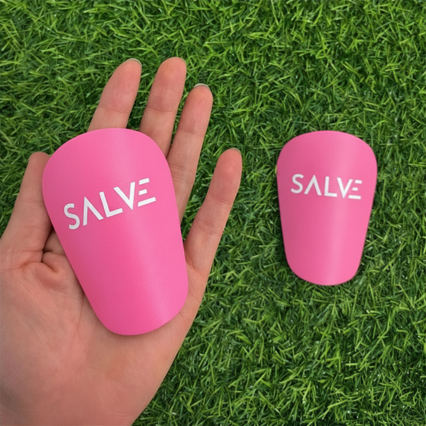 SALVE Mini Shin Pads Schienbeinschoner, 8x5cm