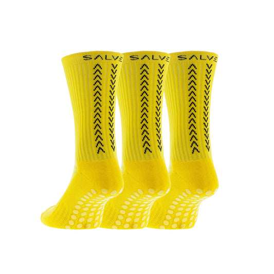 SALVE Grip-Socken 1.0, 3er-Pack, gelb
