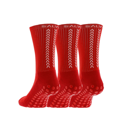 SALVE Grip-Socken 1.0 3er-Pack, rot