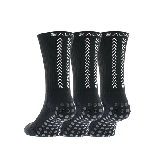 Salve Grip-socks 1.0 3-pack, black