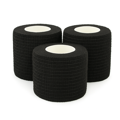 SALVE Sukkateippi 3-pack 5cm x 4,5m, Musta