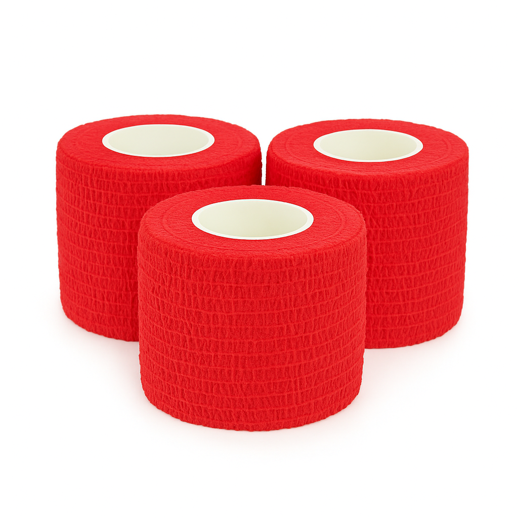 Salve Socktejp 5cm x 4,5m, Röd