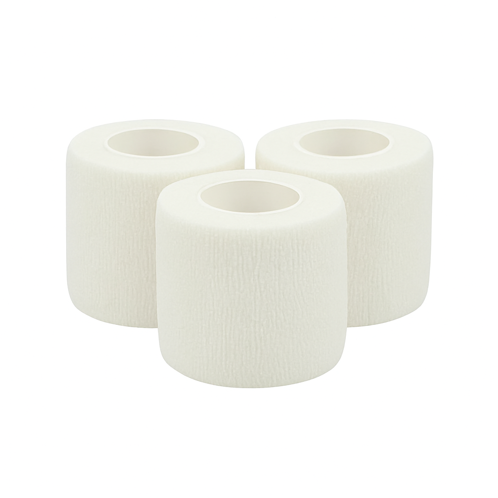 SALVE Sukkateippi 3-pack 5cm x 4,5m, Valkoinen