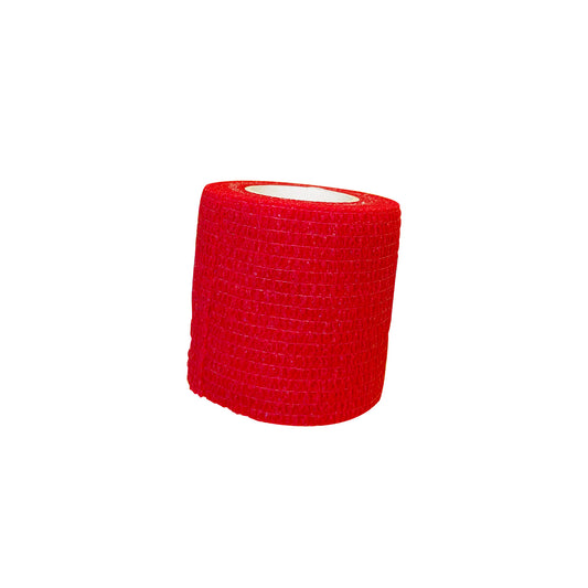 SALVE Strømpebånd 5cm x 4,5m, Rød